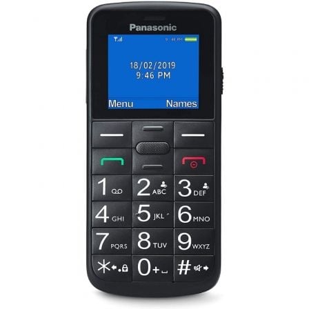 TELÉFONO MÓVIL PANASONIC KX-TU110EXB PARA PERSONAS MAYORES NEGRO