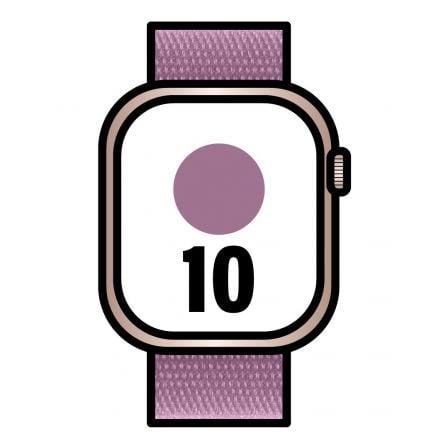 APPLE WATCH SERIES 10 GPS 42MM CAJA DE ALUMINIO ORO ROSA  CORREA