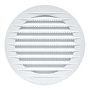 GRELHA DE VENTILAÇÃO REDONDA COM INSERÇÃO, ABS, COM SUSPEITO Ø100