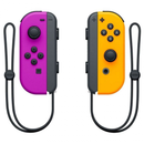 Nintendo Joy-Con Preto, Laranja, Roxo Bluetooth Gamepad Analógico