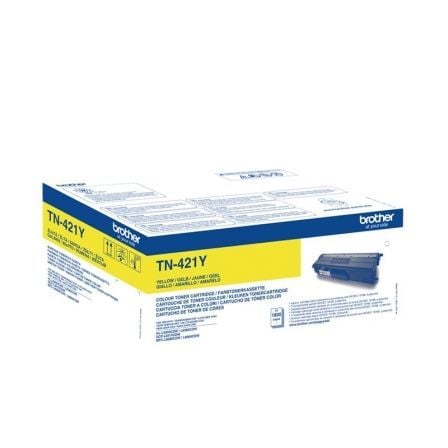 Brother TN-421Y toner 1 unidade(s) Original Amarelo