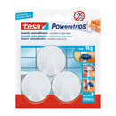 TESA POWERSTRIPS ATÉ 1KG CIRCULAR BRANCO 57577