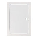 TAMPA COLETOR RETANGULAR DE ENCASTRAR AÇO BRANCO 20X30CM