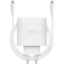 CARGADOR DE PARED GAN TRUST MAXO 65W 1XUSB TIPO-C INCLUYE CABLE U
