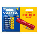 PILHA ALCALINA LONGLIFE POWER 4 X AA + 4 X AAA + OFERTA MINI LANT
