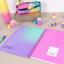 CADERNO A4, ESPIRAL, CAPA DURA, 90 FOLHAS QUADRICULADAS, FAIXA CO