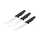 CONJUNTO 3 FACAS JATA HACC4508 ( PRETO  - FACAS MULTIUSOS: PARA L