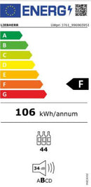 GARRAFEIRA 44 GARRAFAS LIEBHERR UWPRI 3761