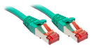 Lindy RJ-45 Cat.6 S/FTP 1m cabo de rede Verde Cat6 S/FTP (S-STP)