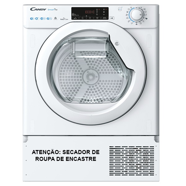 Candy Smart Pro BCTD H7A1TE-S máquina de secar Embutido Carregame