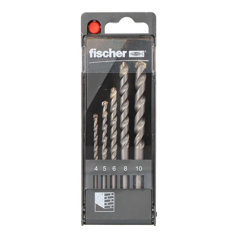 PACK 5 BROCAS DE PERCUSSÃO S Ø4/5/6/8/10MM 543025 FISCHER