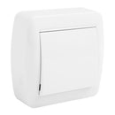 COMUTADOR UNIPOLAR 74X72X28MM SUPERFICIE MURAL SOLERA MUR02U