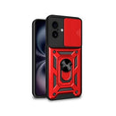 FUNDA COOL IPHONE 16 HARD RING ROJO
