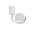 APLIQUE DE PAREDE EM METAL BRANCO (SEM FONTE DE LUZ) E27