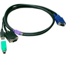 LevelOne ACC-3201 cabo KVM Preto 1,8 m
