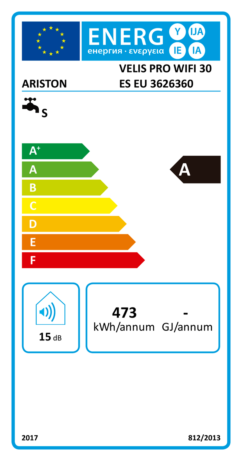 TERMO ARISTON VELIS PRO WIFI 30L 3626360