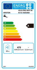 TERMO ARISTON VELIS PRO WIFI 30L 3626360