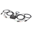 StarTech.com SV211DPUA4K chaveador KVM Preto