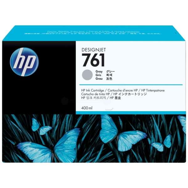 HP Tinteiro DesignJet 761 Cinzento de 400 ml