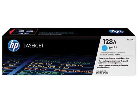 HP Toner LaserJet Original 128A Ciano