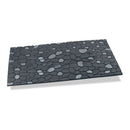 TAPETE EFEITO PEDRAS COR CINZENTAS GRAFITO 75X45X0,5CM HIDALGO