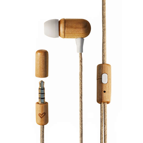 ENERGY SISTEM AURICULARES ECO CHERRYWOOD - MINI JACK - MADERA SOS