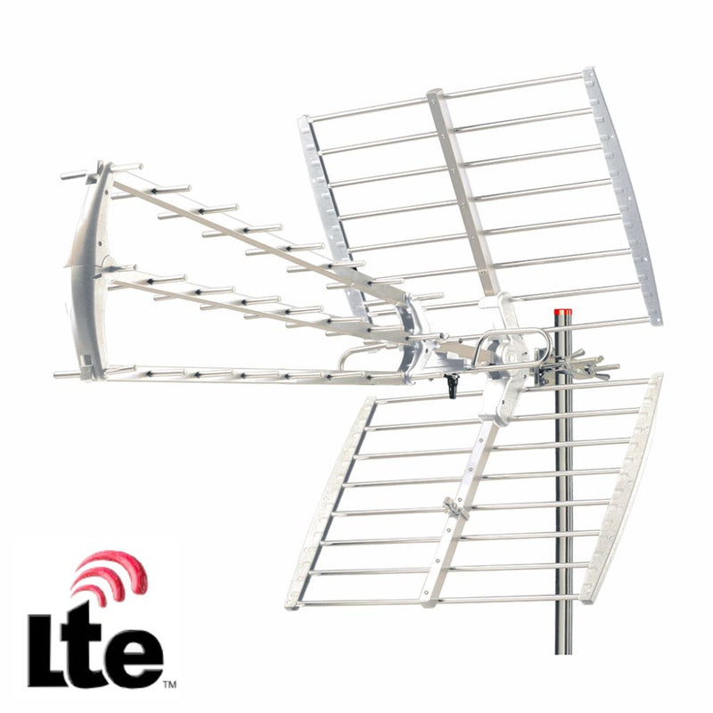 ANTENA TDT EXTERIOR UHF 43 ELEMENTOS 18DB FILTRO LTE 5G