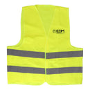 MERCHANDISING COLETE REFLETOR AMARELO TAMANHO ADULTO EDM