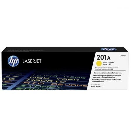 HP Toner LaserJet original 201A amarelo