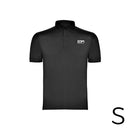 *MERCHANDISING* POLO PRETO TAMANHO-S MANGA CURTA BORDADO EDM