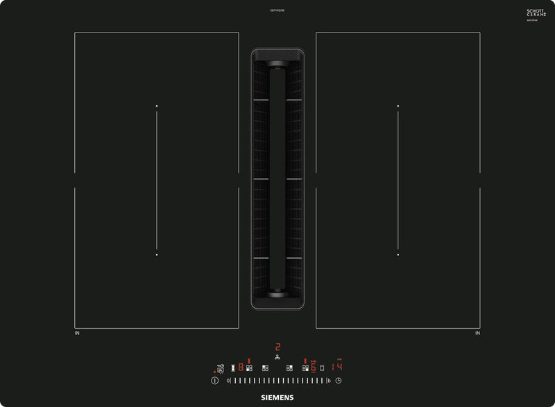 Siemens iQ500 ED711FQ15E placa Preto Embutido 70 cm Placa com zon