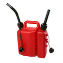 BIDÃO DUPLO COM DEPÓSITO DE 3,5L + 1,5L, COM 2 ACESSÓRIOS: 1 FLEX