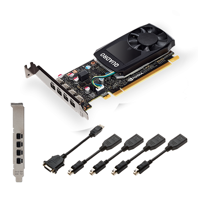 VGA PNY NVIDIA QUADRO P1000 V2 4GB GDDR5 PCIE 3.0 16X 4 MINIDP1.4