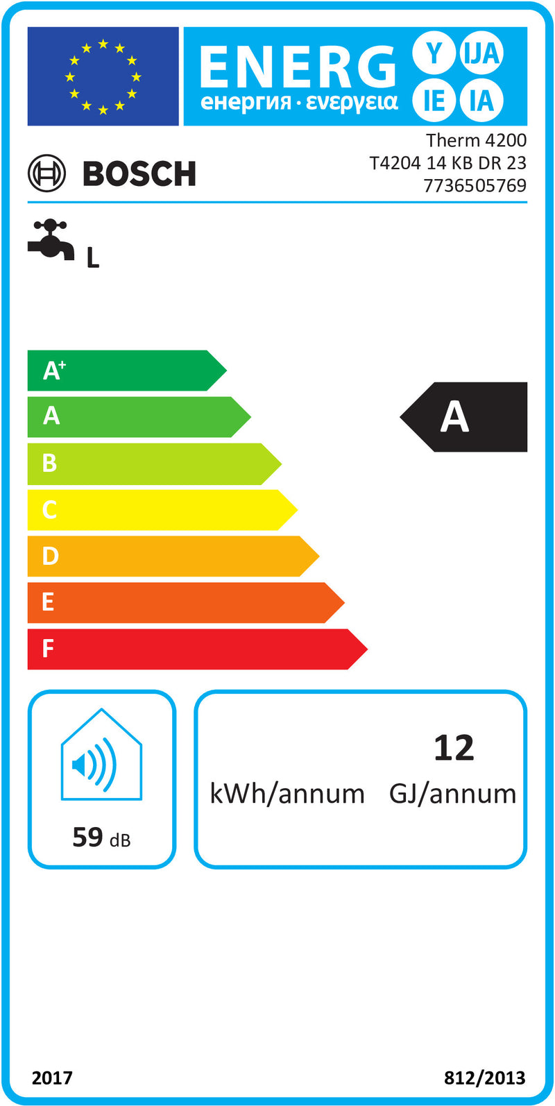 ESQ BOSCH THERM4200 -T420414KBDRNAT