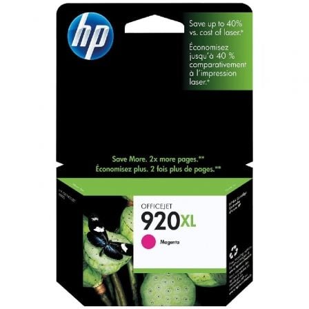 TINTEIRO MAGENTA 920XL HP OFFICEJET - CD973AE