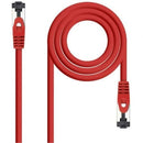 CABLE DE RED RJ45 SSTP NANOCABLE 10.20.2002-R CAT.8.1 2M ROJO
