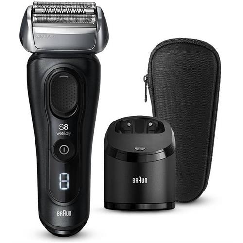 Braun Series 8 8460cc Wet&Dry Máquina de barbear com lâminas que