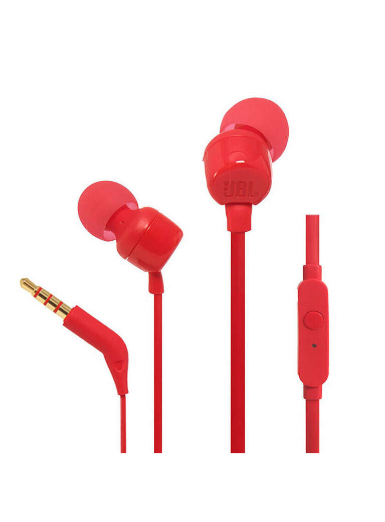 JBL IN-EAR HEADPHONES T110 RED