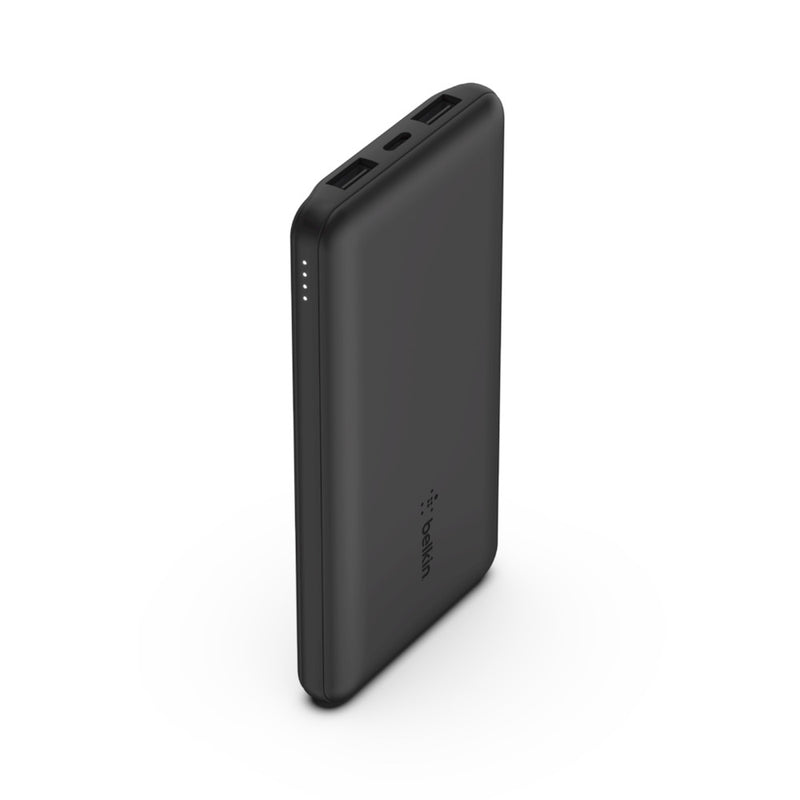 POWERBANK BELKIN 10000MHA 2XUSB A 1XUSB C 15W NEGR