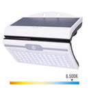 CANDEEIRO DE PAREDE SOLAR 6W 430LM 6.500K COM SENSOR COR BRANCO E