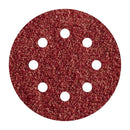 PACK 5 LIXAS ADESIVAS, CORINDON GRÃO 80 PERFURADAS Ø125MM 2070000