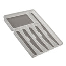 ORGANIZADOR DE TALHERES EM PLÁSTICO, BRANCO 32,5X5X40CM KOZINA