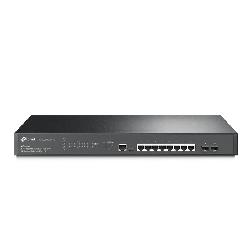 TP-Link TL-SG3210XHP-M2 switch de rede Gerido L2+ 2.5G Ethernet (