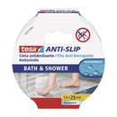 FITA ANTIDERRAPANTE PARA BANHO E DUCHE TESA 5M X 25MM TRANSPARENT