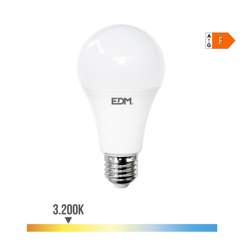 LÂMPADA STANDARD LED E27 24W 2600LM 3000K LUZ QUENTE Ø7X13,6CM ED