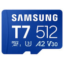 TARJETA DE MEMORIA SAMSUNG P7 512GB MICROSD XC CLASE 10 170MBS
