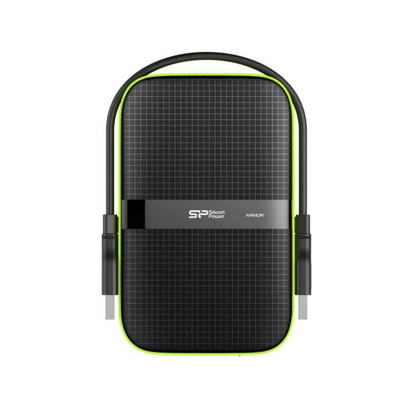 Silicon Power Armor A60 disco externo 4000 GB Preto, Verde