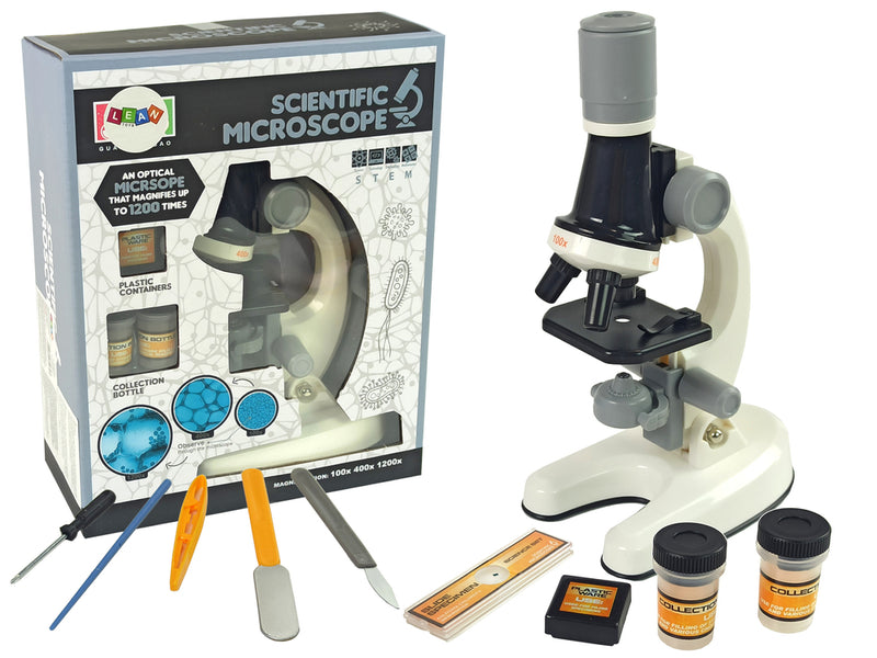 MICROSCÓPIO EDUCACIONAL BRANCO