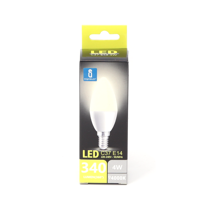 LED C37 E14 4W. 4000K