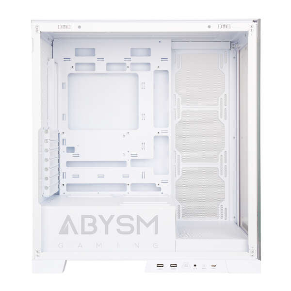 CAIXA PC ABYSM DANUBE SAVA H500 BRANCO ATX ARGB